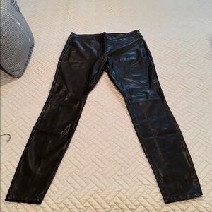 Blank NYC Black Leather Leggings